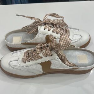 Dolce Vita Notice Slide Sneakers White Eyelet - NWOT